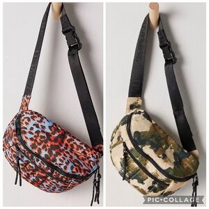 Free People Print Crossbody Sling Bag